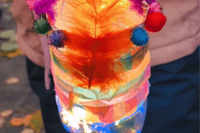 Laterne in der „Nezabudka“